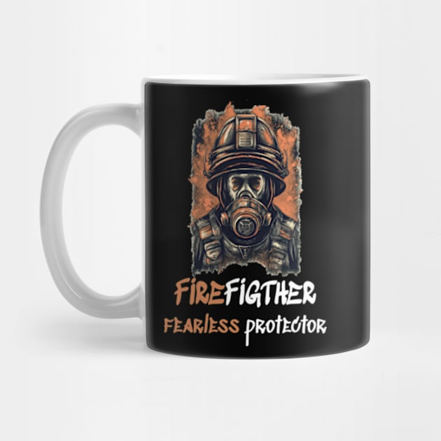 Firefighter Fearless Protector by WyldbyDesign